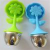 1Pc Creative Silicone Funny Leaf Lemon Shape Tea Infuser Loose Strainer Herbal Spice Infuser Filter Tool