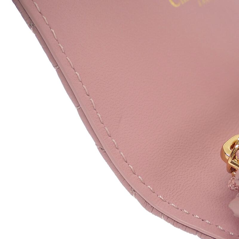 Dior S5132UWHC77P Bifold Wallet Pink Women