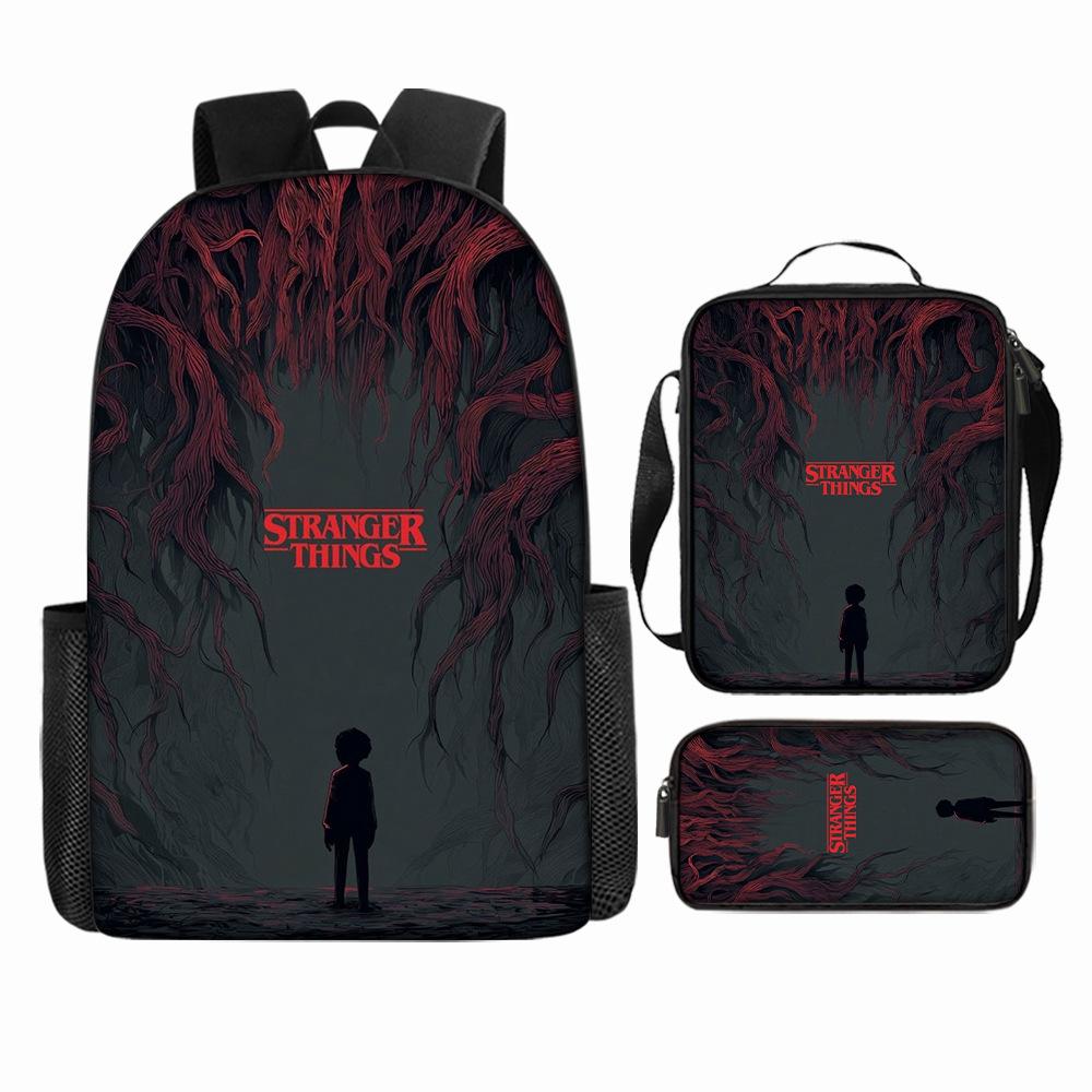 Stranger Things5 Rucsac pentru copii+geantă de umăr+etui pentru creioane KTB