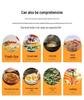 Large High-Temp Resistant Non-Stick Transparent Borosilicate Glass Salad & Mixing Bowl