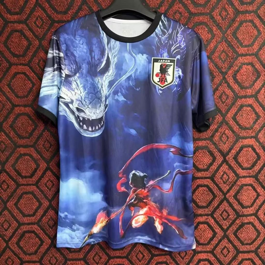 Japan National Football Jersey Anime Manga Short-sleeved Football Jersey Japan National Team Jersey
