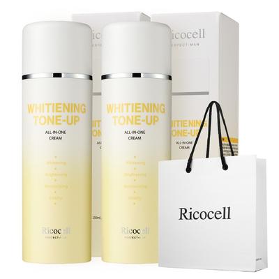 Ricocell Perfect Men Whitening Tone Up + Whitening All-in-One Cream 150ml 1+1 / Shopping Bag, 1 Pc.