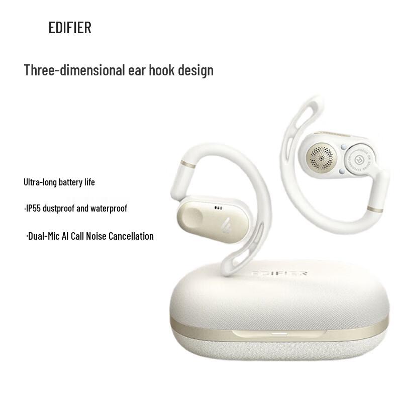 Edifier Open-Ear Bluetooth Ear-Hook Sports Earbuds