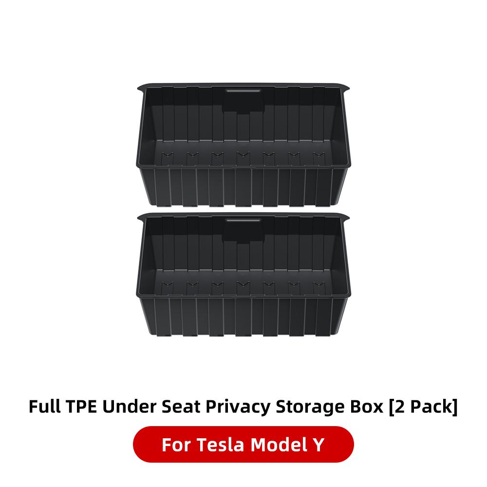 YZ Under Seat Storage Box Compatible for Tesla Model Y for Driver & Passenger Seat Tesla Model Y Accessories