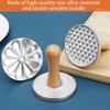3 Pcs Cookie Stamp Rustproof Cookie Cutter Mold Press Wooden Handle Cookie Embosser Molds DIY Baking Gadget for Home and Kitchen