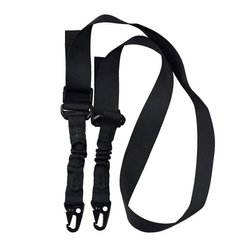 Multifunctional Double Point Military Belt and Lanyard Rope - Black