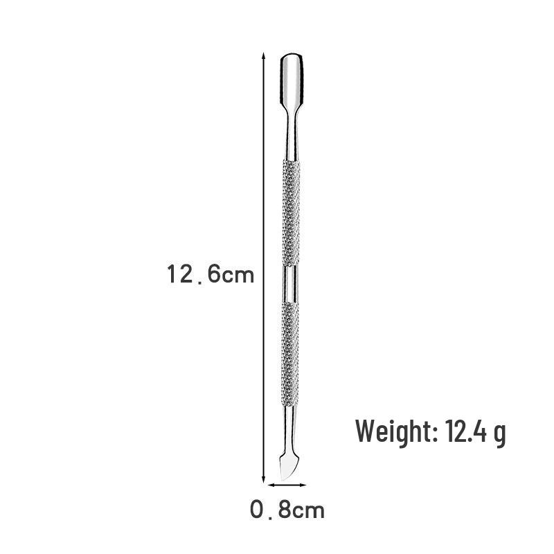 10-Piece Stainless Steel Pedicure Set: Dead Skin Fork, Double-headed Nail Cleaner, Foot Planer, Scraper, Ear Pick