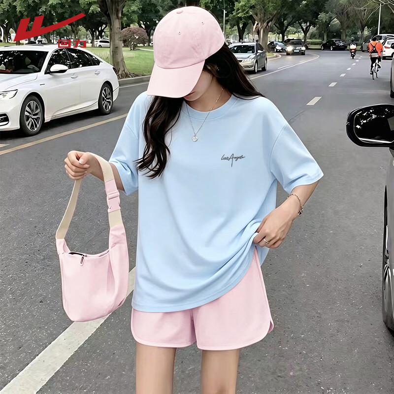 Warrior Women s Casual Short Sleeve Top & Shorts Set L