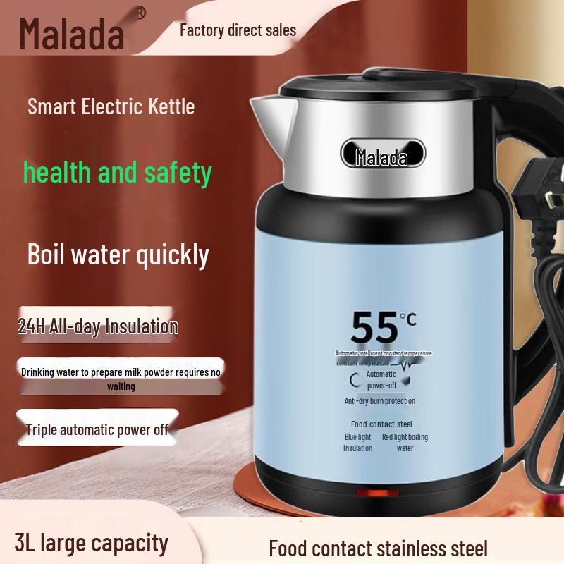 Wanlida 3L Chytrá elektrická konvice pro domácí, hotelové a studentské použití