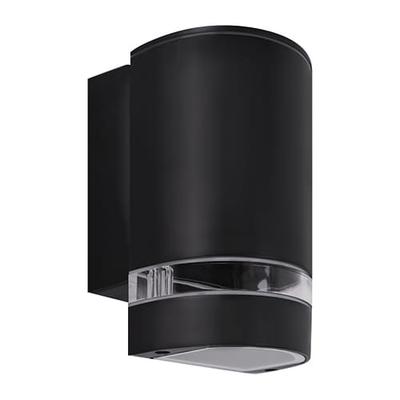 Gartenleuchte für Fassaden, schwarz, 35W, IP54, BRUNO C, GU10, Ideus 04004