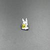 White Rabbit Cartoon Brooch Drip Oil Alloy Accessories