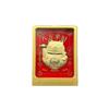 Pure Gold Lucky Cat Ornament for Abundant Wealth - Perfect Gift for Friends