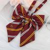 Jk Japanese Plaid Korean Version Of Collar Flower Graduate Female Collar Flower College Wind Streamer Jk Bow Shirt Accessories Sailor Suit