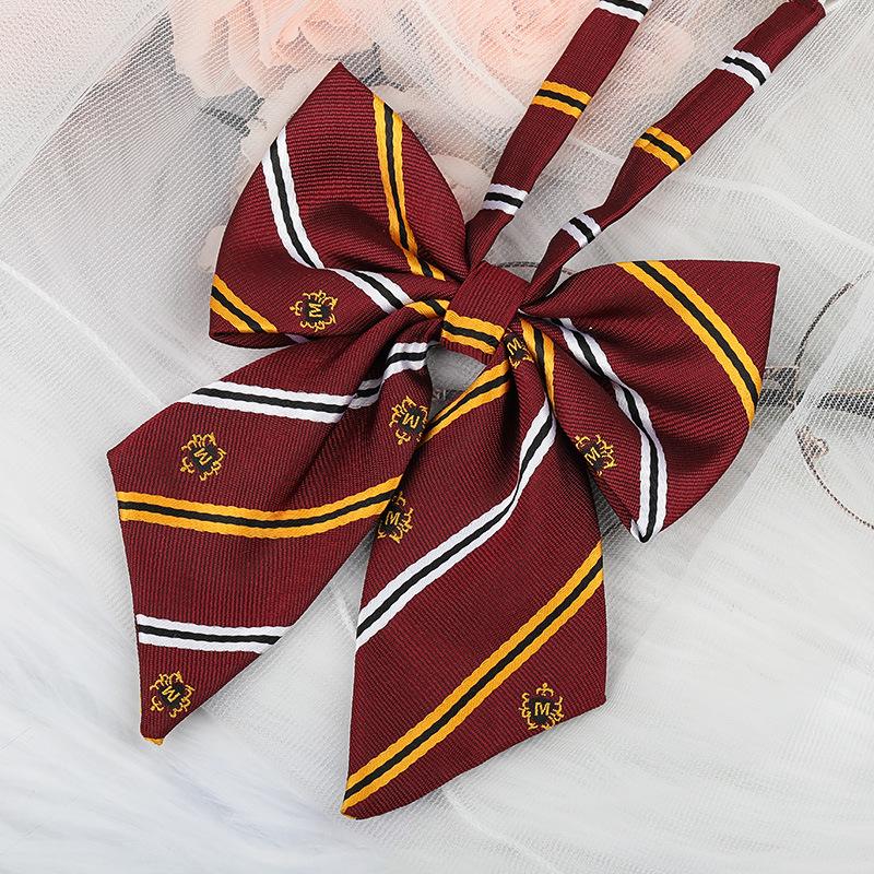 Jk Japanese Plaid Korean Version Of Collar Flower Graduate Female Collar Flower College Wind Streamer Jk Bow Shirt Accessories Sailor Suit