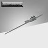Aluminum Alloy Multifunctional Combination Square Ruler - 600mm Length, 300mm Movable Right Angle Ruler, Woodworking Angle Tool.