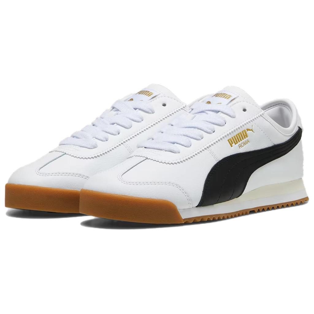 PUMA Roma Low top Casual Shoes Men's White Black 398634-08