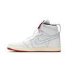 Air Jordan 1 Retro High Zip 'White University Red' (Unisex) White / University Red-Sail Vintage Basketball Shoes AR4833 100
