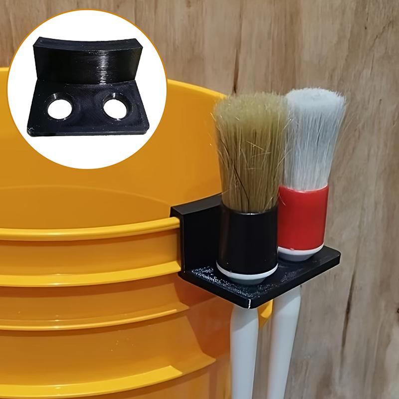 Car Wash Bucket Brush Holder Fits Standard Car Detailing Buckets Easily Attaches Convenient Car Care Keeps Brushes Neatly