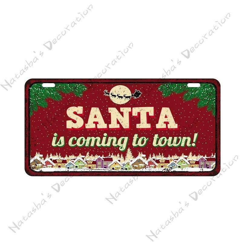Souvenir Metal License Plate, Custom Auto Sign 15x30cm