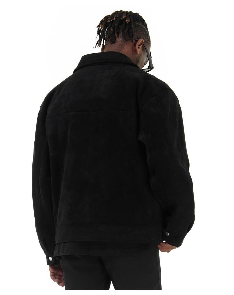 European & American High Street Deerskin Velvet Jacket: Unisex, Trendy Outerwear with Zipper and Large Pockets