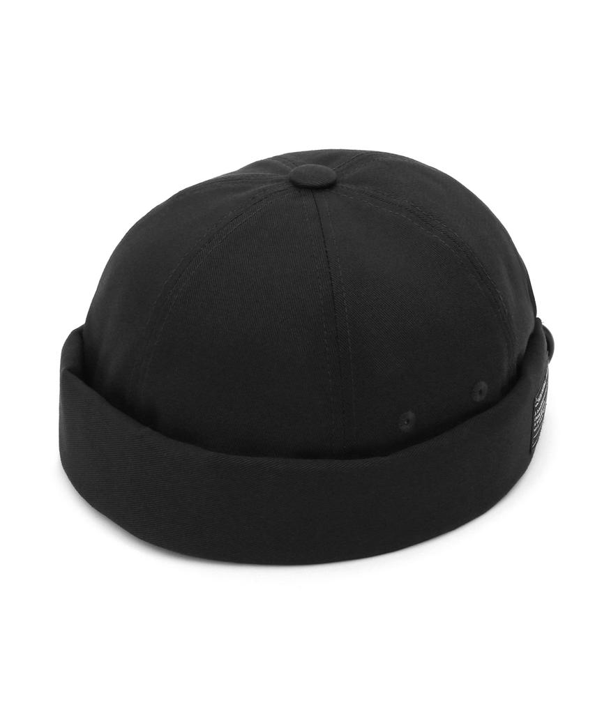 Eondeokeonteulol Cotton Brimless Cap Mold Cap / Twill Cotton / Black