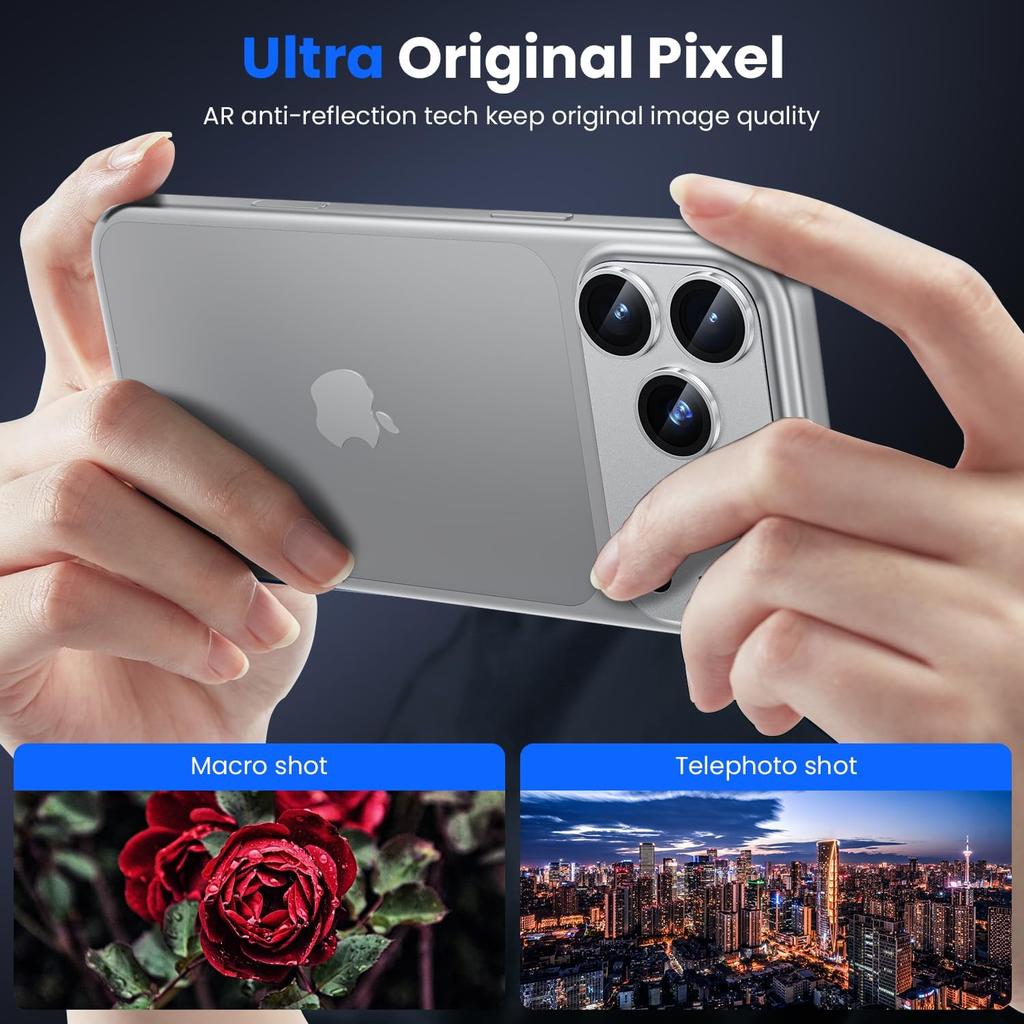 Metal Camera Protector Glass for IPhone 17 Pro Max 17Pro Max Alloy Lens Ring Cover for IPhone17 Pro Max Phone Lens Accessories