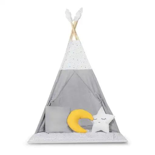 Cotton Tipi Tent - Light Stars