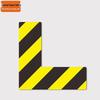 Industrial Frosted Corner Position Warning Stickers