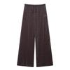 Araltay New Arrival Fashion Style Women's Clothing Fashion All-Match Casual Minimalist Metal Color Line Loose Pants 2180505