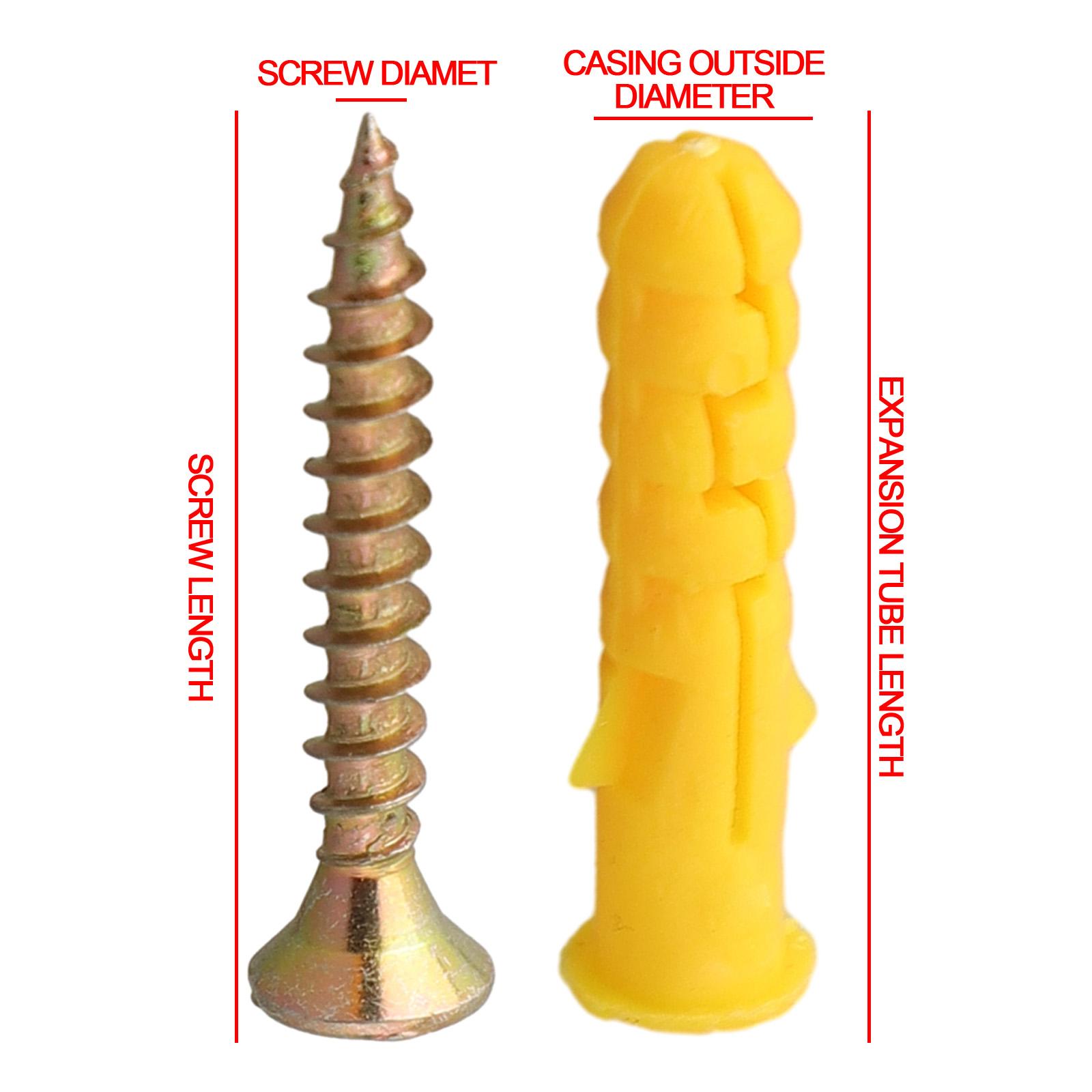 Cross Tips Expansion Screws Pcs Pcs Wall Anchors Pcs Wall Anchors Drywall Carbon Steel Screws Drywall Settings High Quality China Mainland