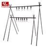 Kepulide Military Green Aluminum Camping Tripod Clothes Rack