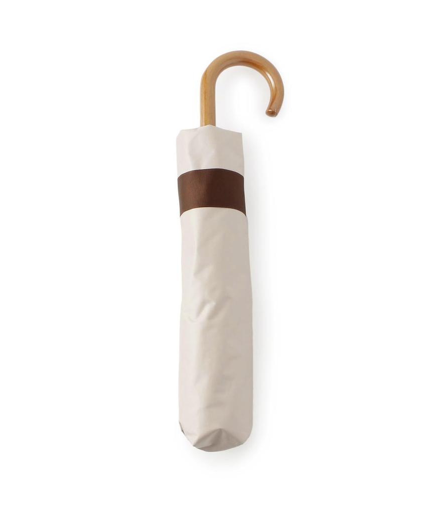 D Folding Grosgrain Light Beige Free Size ITS'DEMO Umbrella, Jump, Women's, (051), (P9432690)