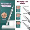 Blackhead Remover Tools Set - 5 Double-Ended Pimple Extractor & 3 Pore Tweezers with Plastic Storage Case | Professional Acne & Comedone Extractor