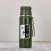 Bouteille d'eau de sport isotherme en acier inoxydable 304 de grande capacité avec cordon - Tasse cadeau portable pour l'extérieur