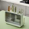Utensil Holder for Kitchen Counter Anti Slip Utensil Drying Rack Multifunctional Chopsticks Spoons Forks