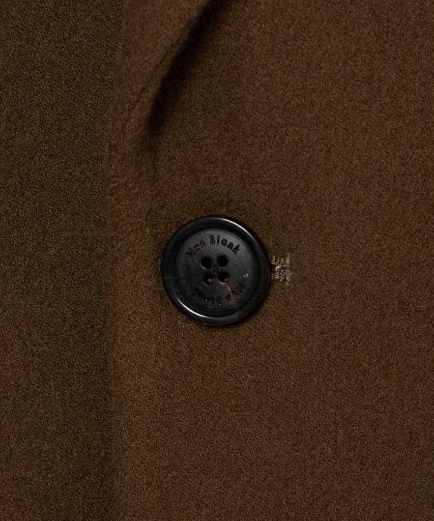 NONBLANK Wool Flannel Loose Fit Jacket_Brown