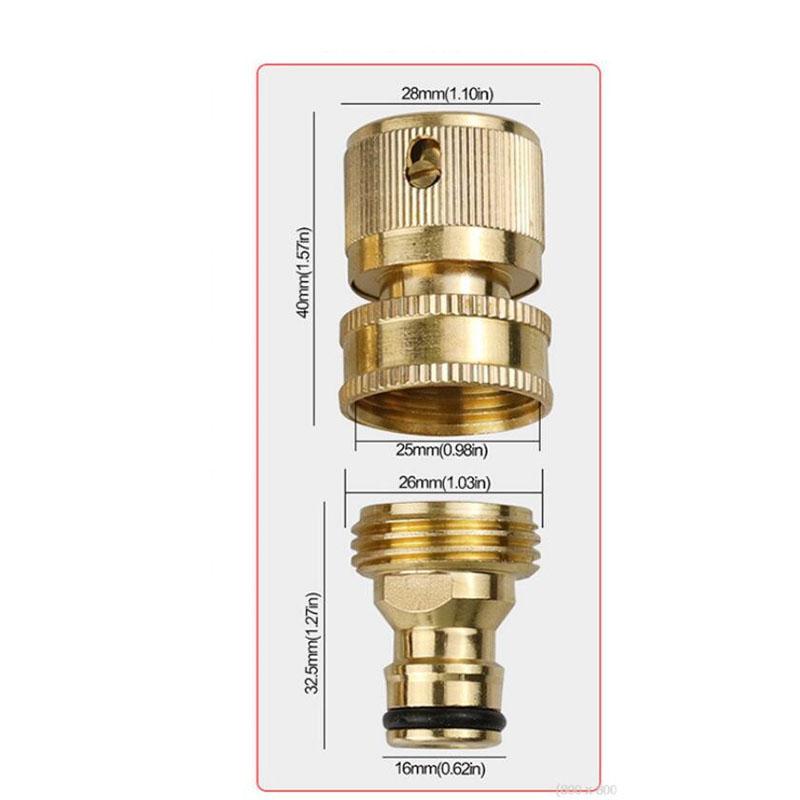 Conector furtun de grădină 3/4 inch Conectare rapidă Articulație rotativă pentru furtun de grădină Irigare Udare Spălarea mașinii