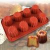1Pcs Muffin Cupcake Baking Tray Bordelais Fluted Cake Pudding Mold 8/18 Holes Caneles Silicone Mold Diy Baking Kitchen Accessory