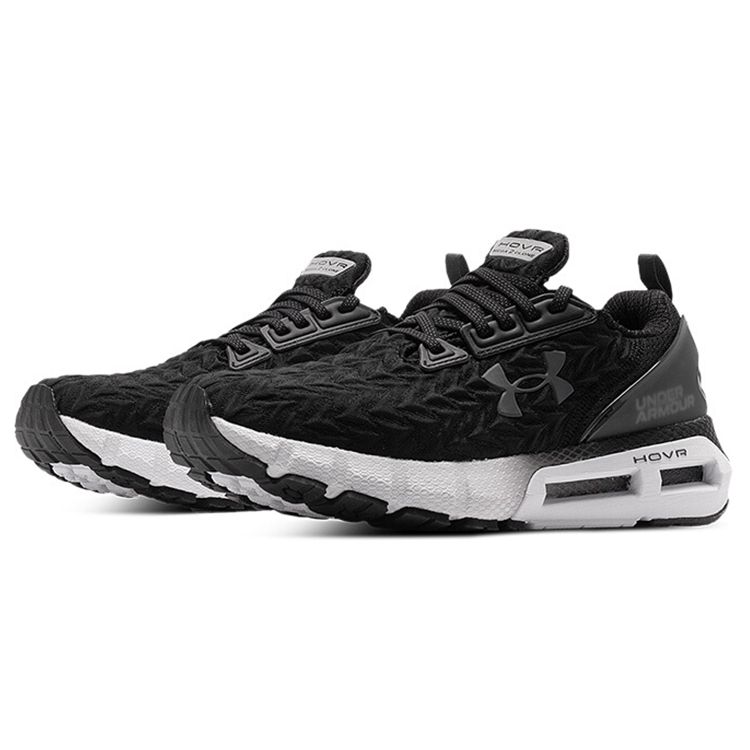 Under Armour HOVR Mega 2 Fabric Comfortable Sports Low-Top Lifestyle Shoes Men Sneakers Black 3025472-001