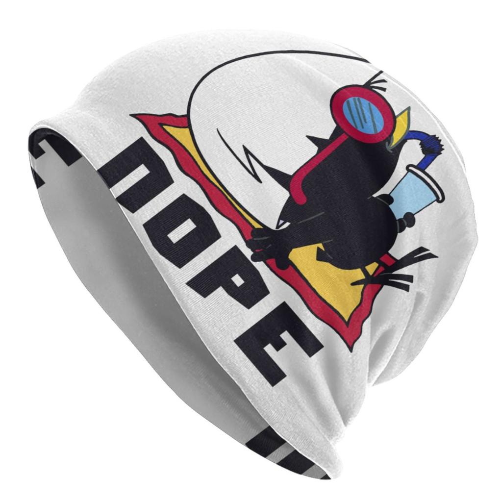 Calimero Skullies Beanies Hats Cartoon Comic Hip Hop Unisex Outdoor Caps Warm Dualuse Bonnet Hat
