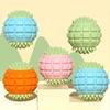 Squeaky Dog Ball Toy Spiky Textured Ball Dog Chew Toy Teeth Cleaning Toy for Dogs Outdoor Training Interactive Fetch Play