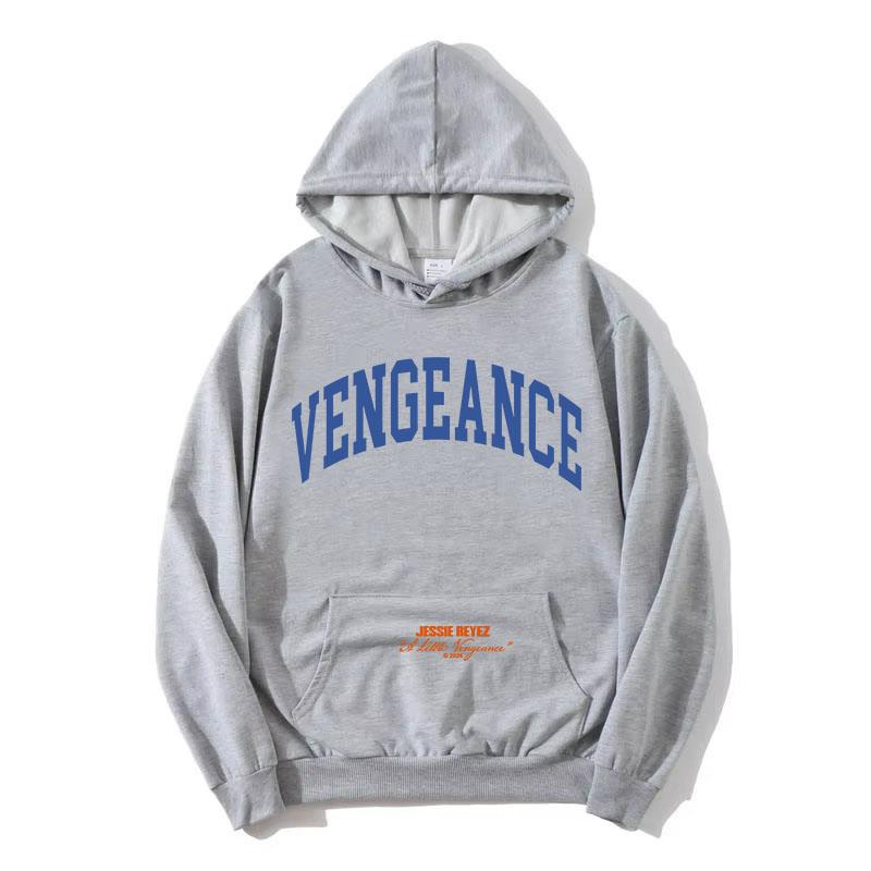 A LITTLE VENGEANCE Jessie Reyez Felpe Uomo Donna Vintage Carattere Curvo Felpa con Cappuccio a Girocollo Manica Lunga Casual Streetwear