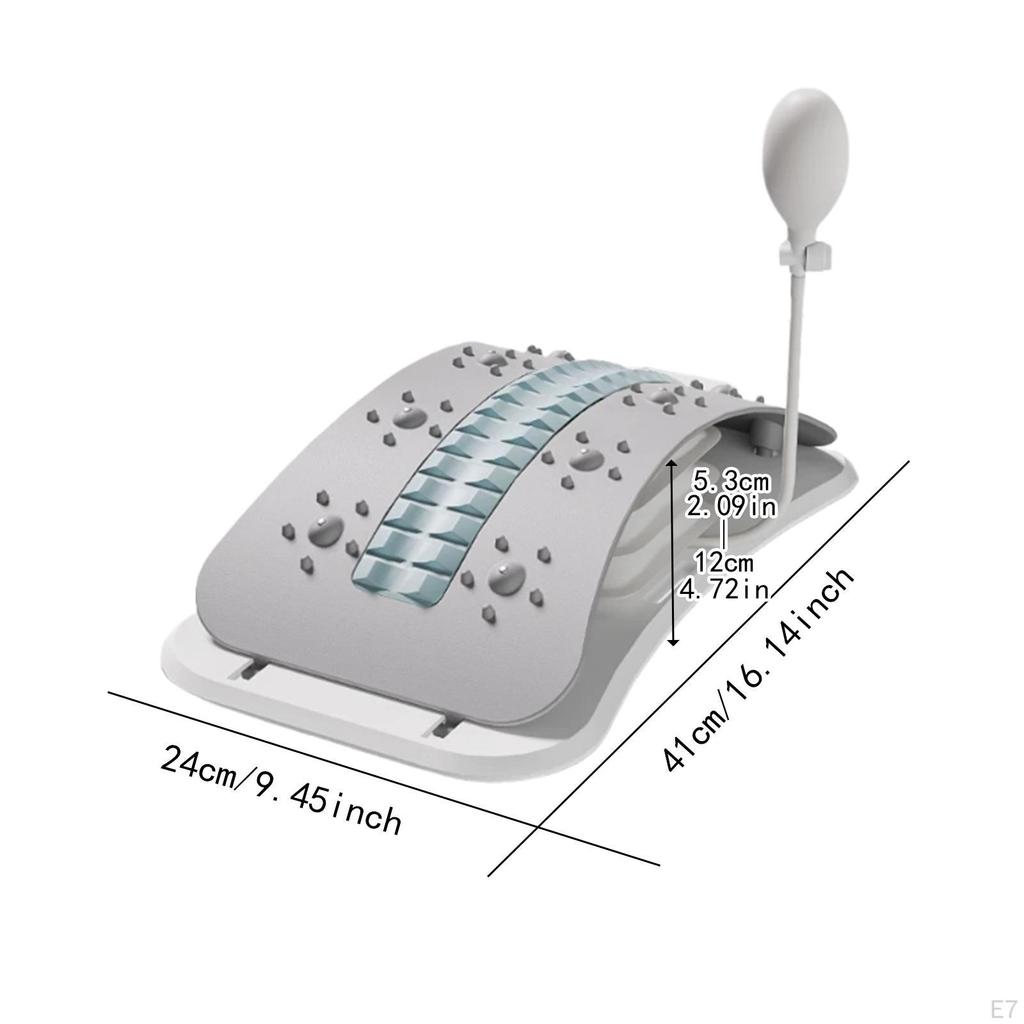 Zádová opěrka Nastavitelná Pohodlná Spinální deska pro spodní část zad Muži Ženy