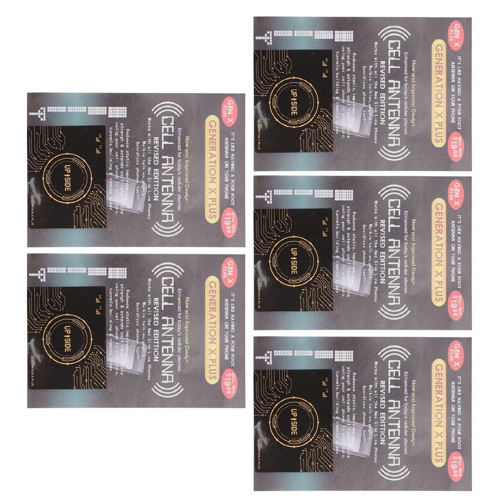 5pcs Mobile Phone Signal Enhancement Stickers Signal Antenna Booster Stickers For Elevators