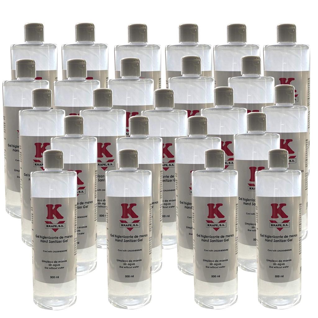 24 KRAPE hydroalkoholisches Gel, antiseptisches Händedesinfektionsmittel, 500 ml