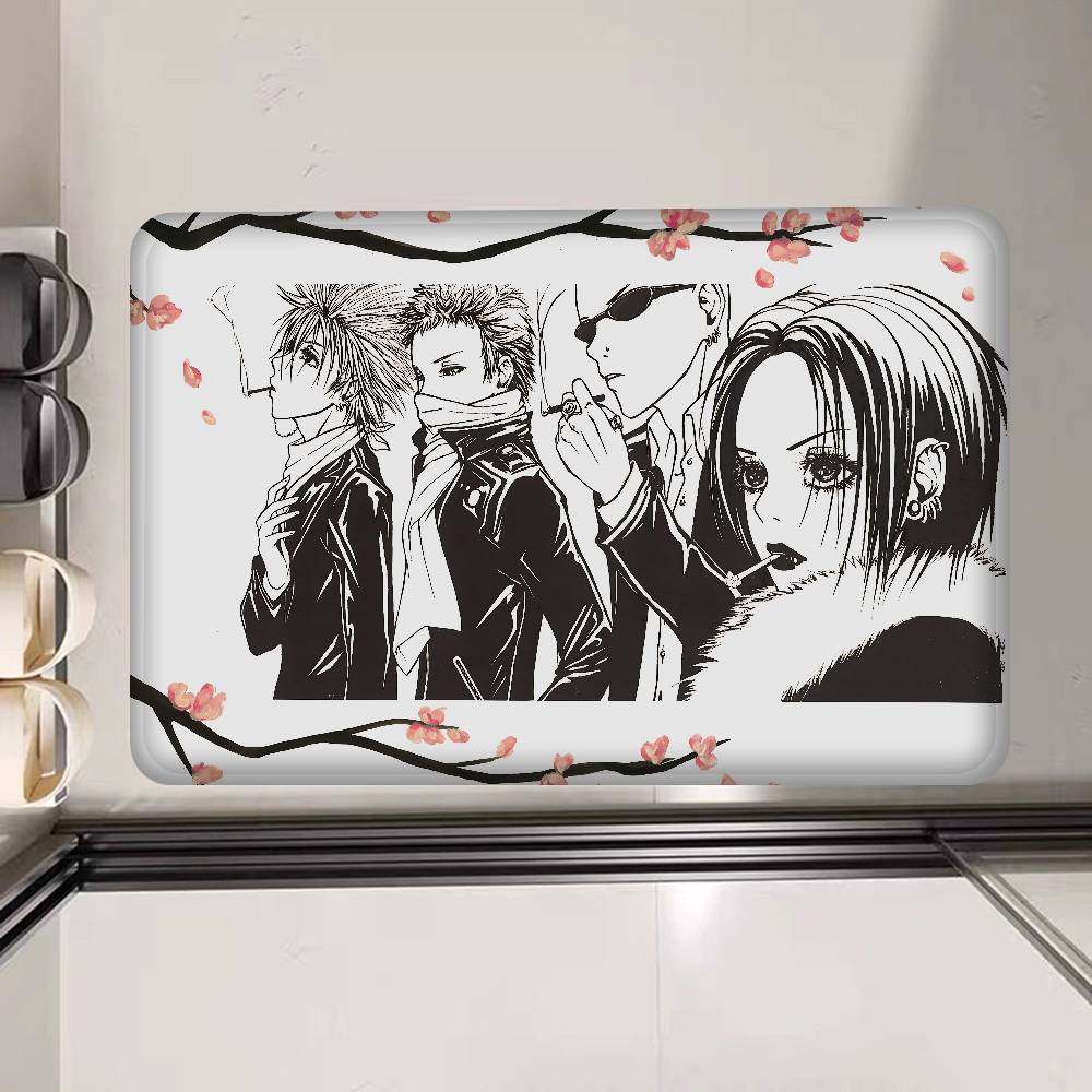 Anime Vintage N-Nana Fußmatte Waschbar Rutschfest Wohnzimmer Sofas Stühle Bereichsmatte Küchen-Fußmatte Teppich