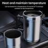 12V 24V Car Heating Cup 300ml Stainless Steel Water Coffee Milk Thermal Mug for Auto Car Winter Accessories