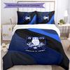 Sheffield Wednesday Football Printed 3 Pieces Bedding Set, Comfortable Skin Friendly Bedroom Duvet Cover Set