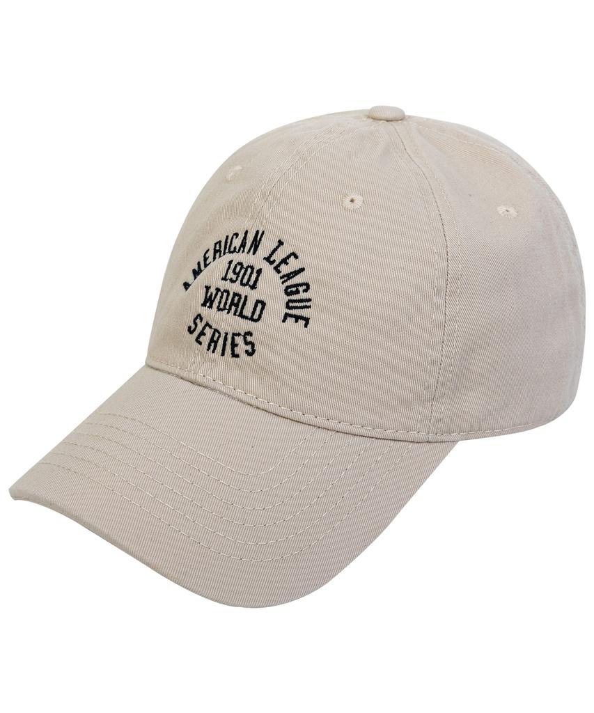 NAVYTEAM Ntv Bc-American League 1901 Cap-Light Beigelight Beige