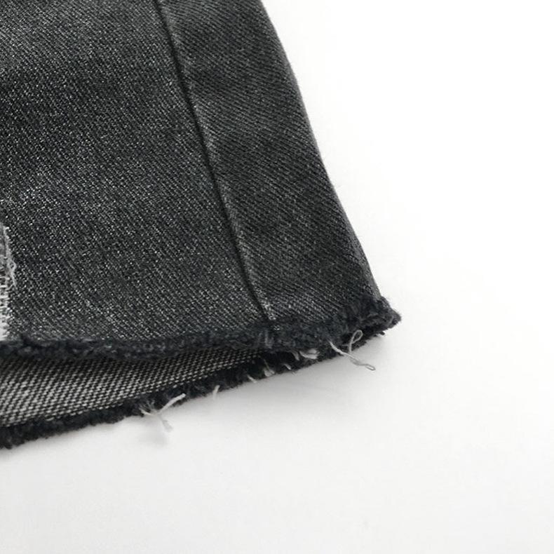 Pants Classic and Minimalist Fashion Versatile Women's Summer Broken Wide-legged Pants A Word Loose Burlap Shorts Female Denim Shorts Individuality